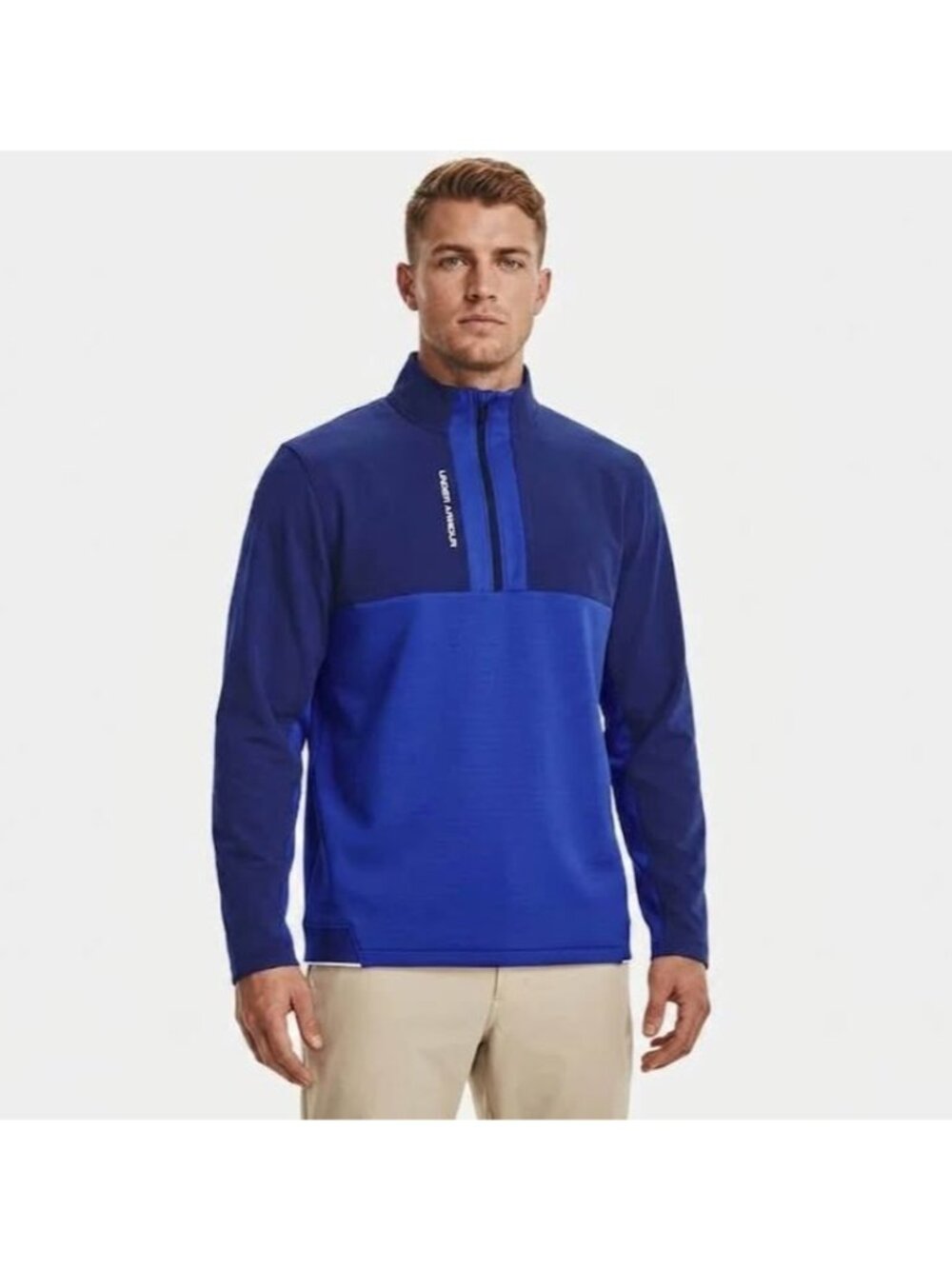 Under Armour Storm Daytona Golf Midlayer 1373409 Navy Blue 2XL